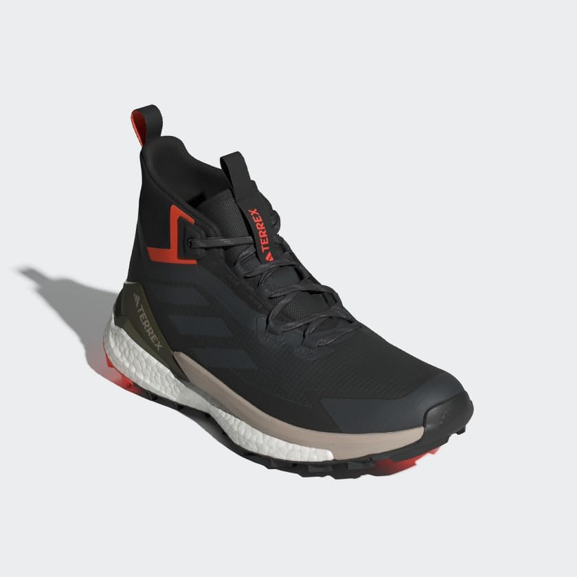 Мужские походные кроссовки adidas Terrex Free Hiker Gore-TEX 2.0, черный/серый — фото 4