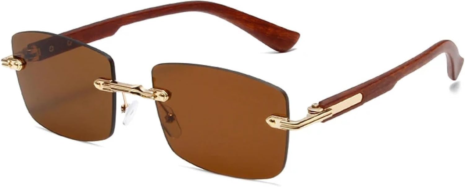 

Модные женские солнцезащитные очки в винтажном стиле, прозрачные с градиентом, защита от УФ-излучения UV400; мужские солнцезащитные очки в стиле панк TOIPASTN, Golden Tea