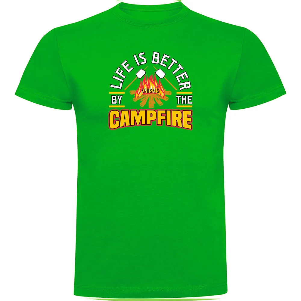 

Футболка с коротким рукавом Kruskis Better By The Campfire, зеленый