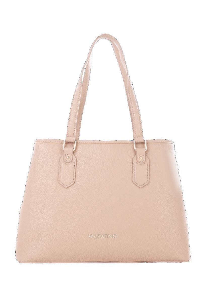 

Шопер, эмблема, искусственная кожа, женский Valentino by Mario Valentino, бежевый