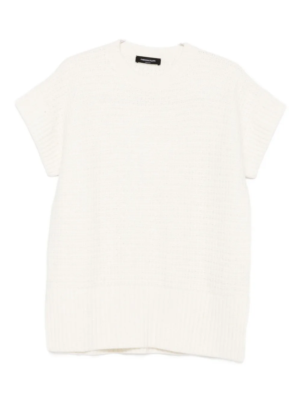 

Топ в рубчик Fabiana Filippi, белый