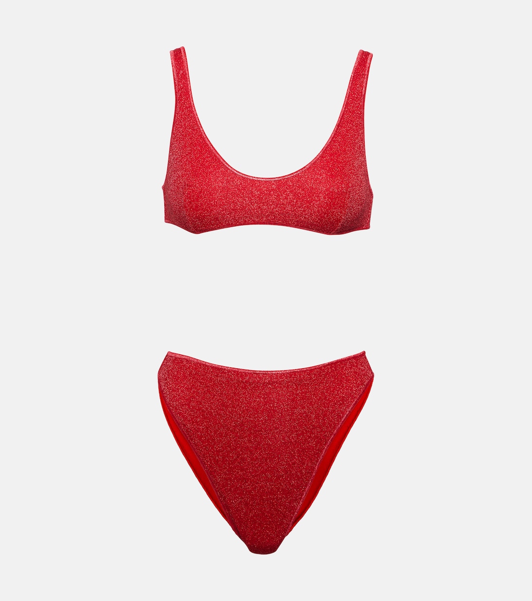 

Бикини из ламе Oséree, Cherry