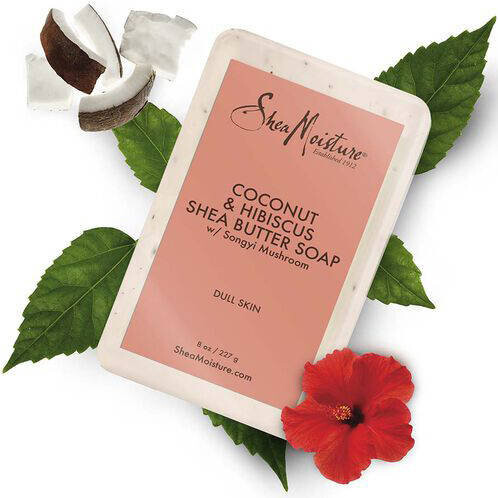 

Мыло Shea Moisture, кокос и гибискус с маслом ши, мыло, 227 г