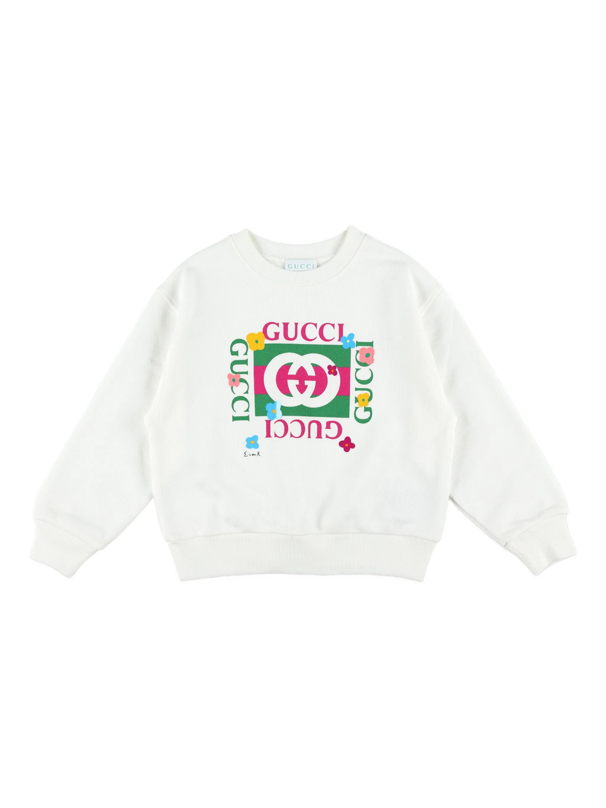 

Толстовка с логотипом Gucci Kids, белый