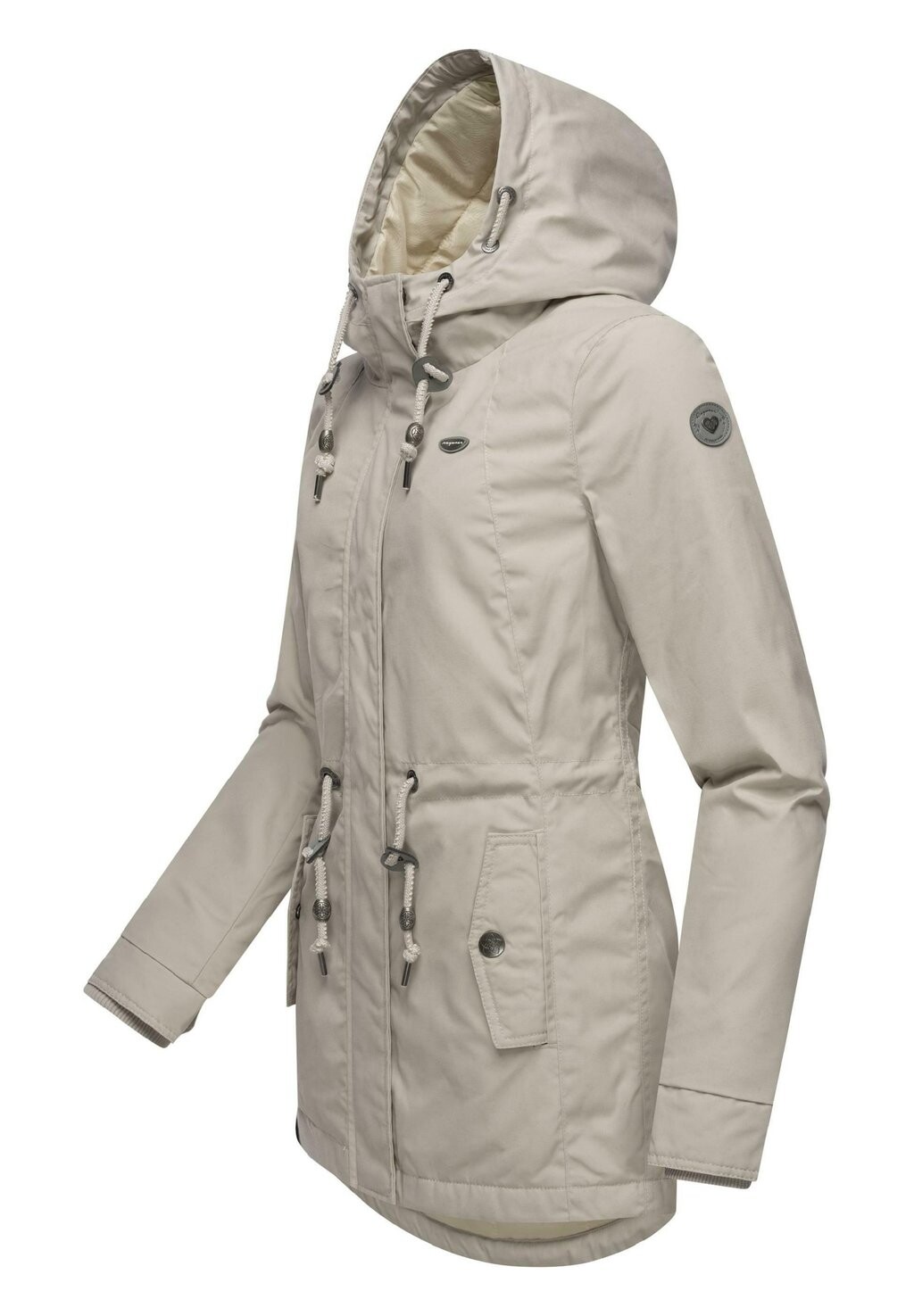 

Зимнее пальто MONADIS Ragwear, светло-серый