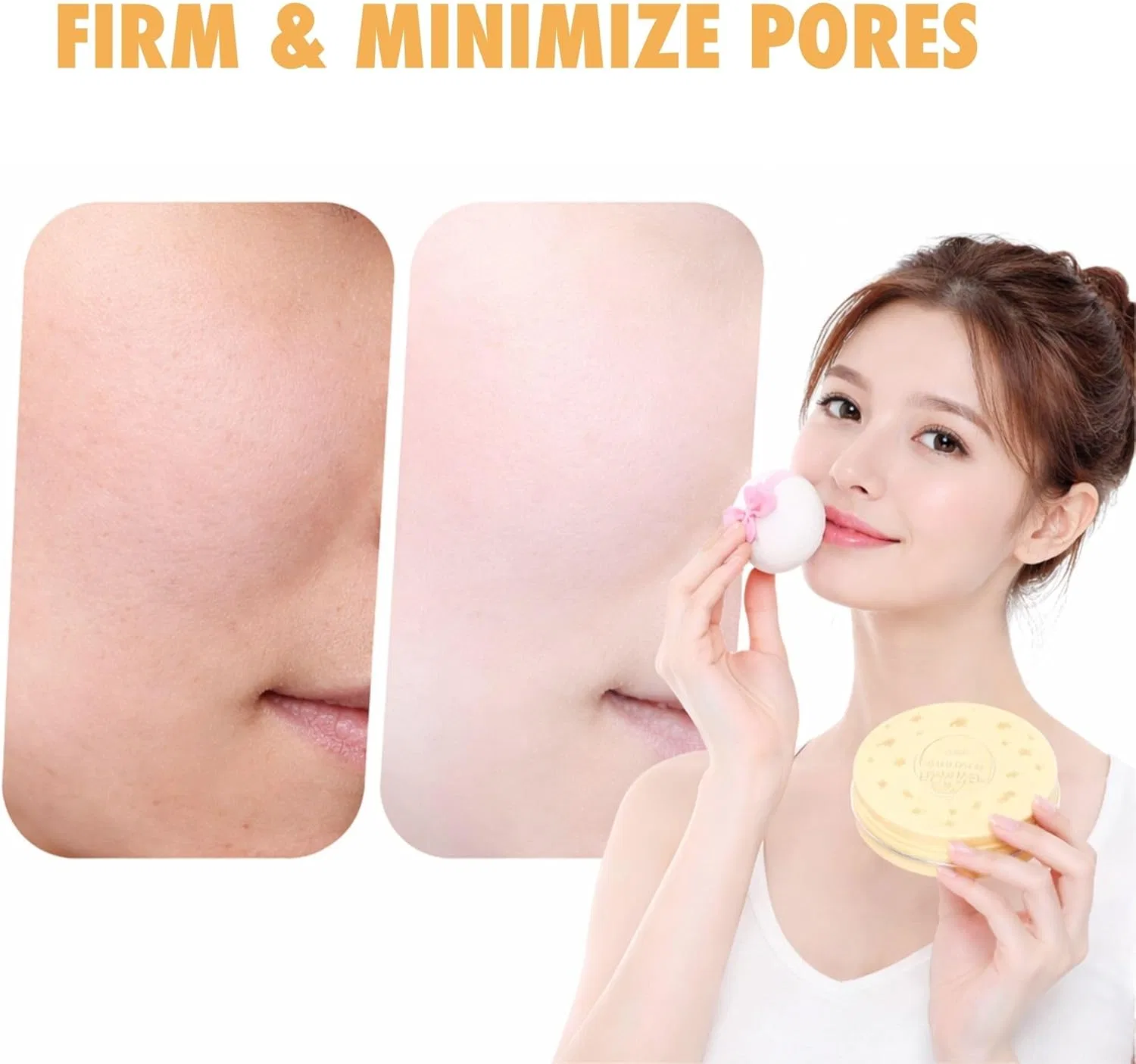 Пудра Club No Makeup Powder с ароматом османтуса и цитрусов, прозрачная — фото 4