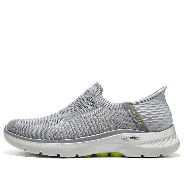 

Кроссовки go walk 6 'grey yellow' Skechers, серый