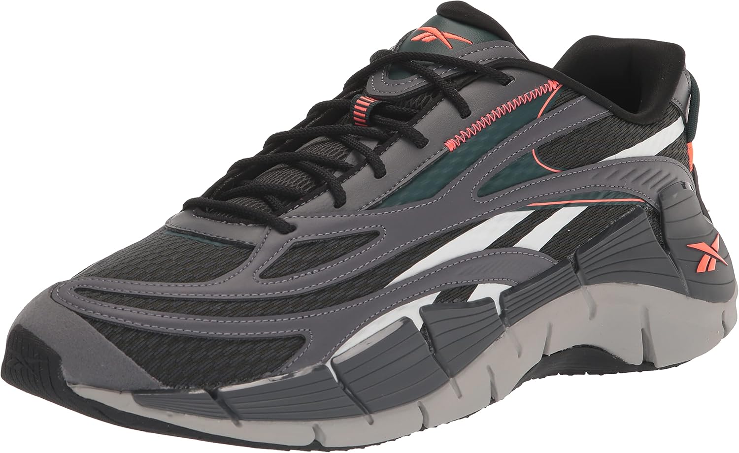 

Кроссовки Reebok Unisex-Adult Zig Kinetica 2.5, белый/серый