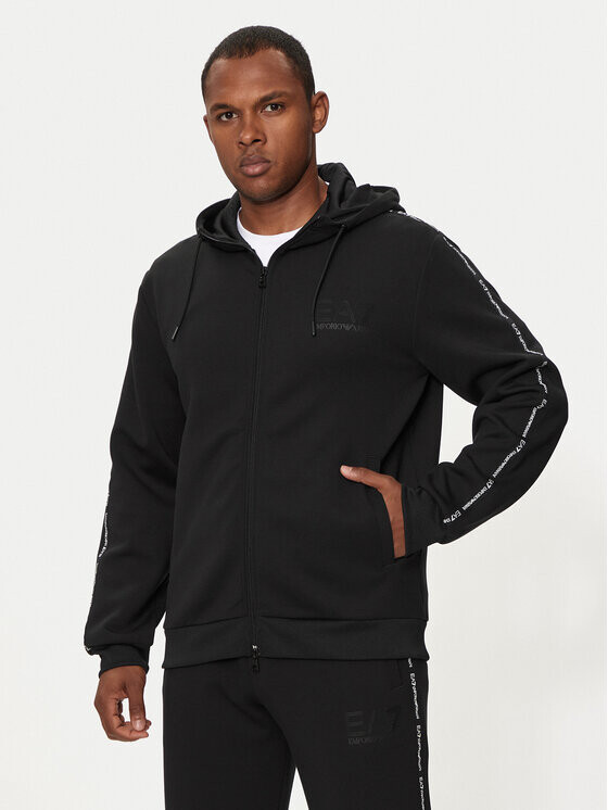 

Толстовка regular fit Ea7 Emporio Armani, черный