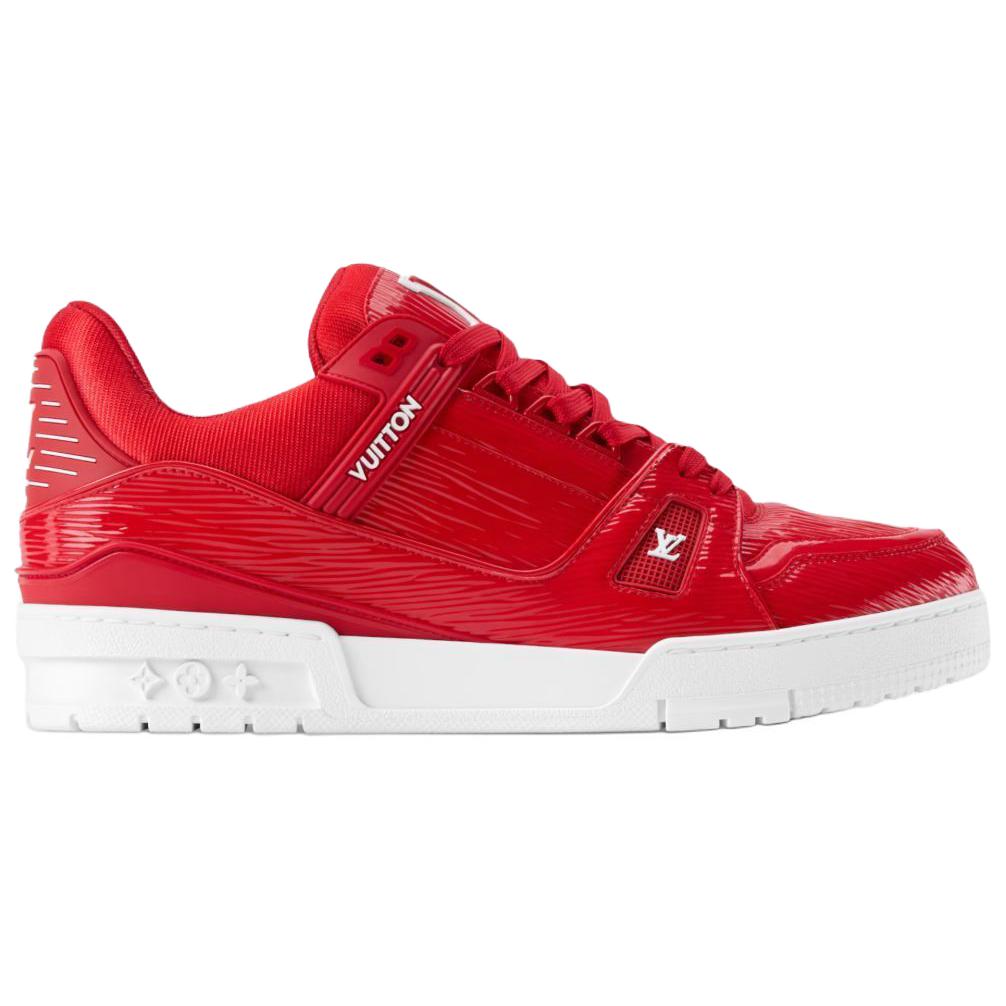 Кроссовки Low Top для скейтбординга мужские LOUIS VUITTON, красный — фото 3