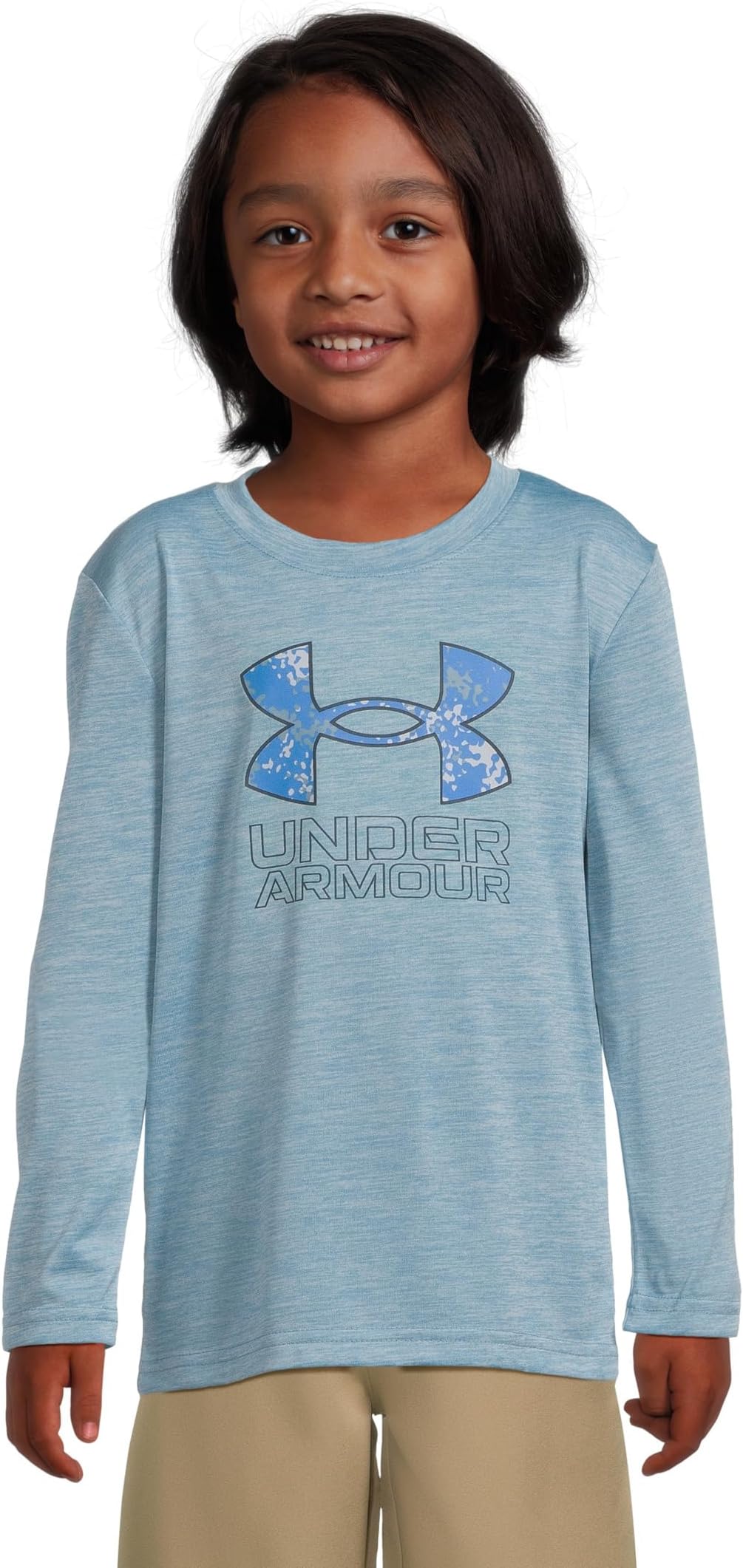 

Футболка с длинным рукавом Core Logo Twist Tech Under Armour Kids, Blue Smoke