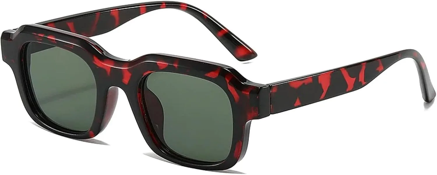 

Солнцезащитные очки с защитой от УФ-излучения UV400 | Легкая оправа | Для женщин и мужчин | Для занятий спортом на открытом воздухе и вождения DSVIGF, Leopard Green