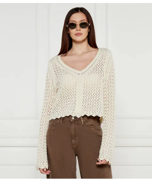 

Блузка Flam Cropped fit Desigual, бежевый