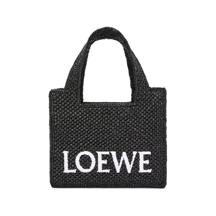 

Сумка-тоут Loewe Font Tote Mini Bag, черный