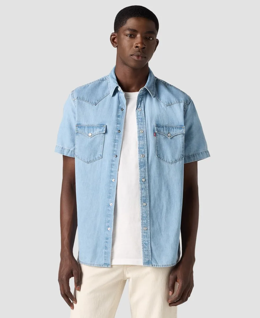Мужская рубашка в стиле вестерн с коротким рукавом Levi's, Franklin Stone