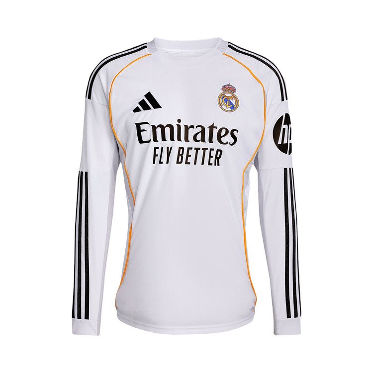 

Джерси adidas Real Madrid 25/26 Long Sleeve Home Jersey, White