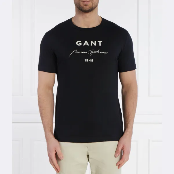 

Футболка стандартного кроя Gant, черный