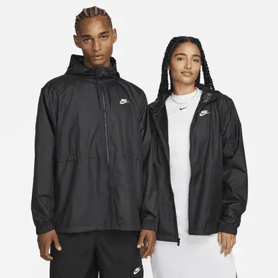 

Куртка Nike Sportswear Essential Repel, черный/белый