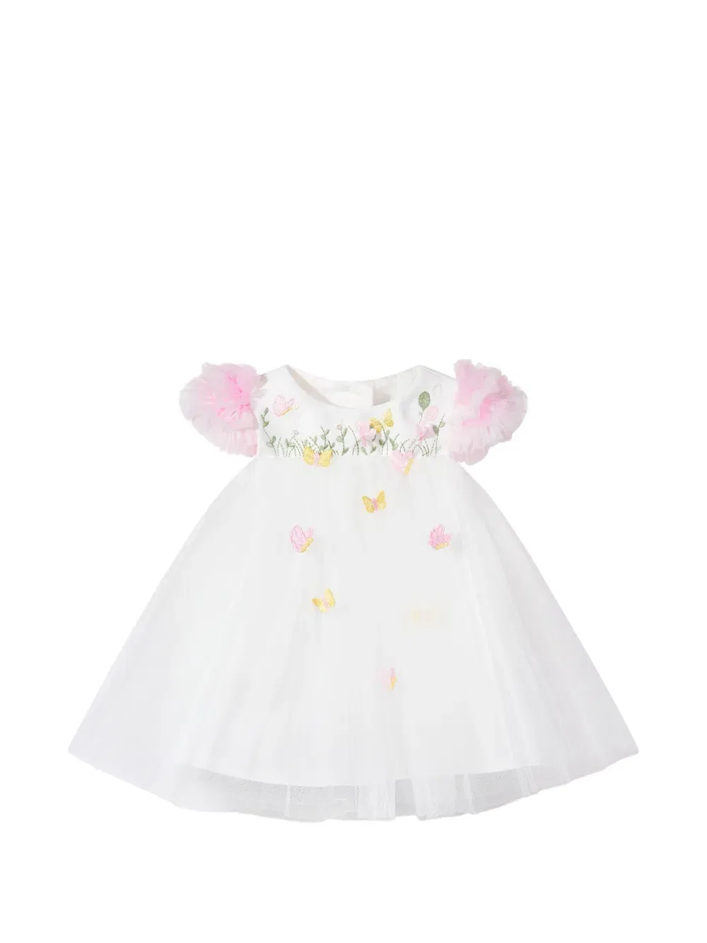 Комплект из платья и платья из тюля с вышивкой Dress & Fleur, нейтральный — фото 2