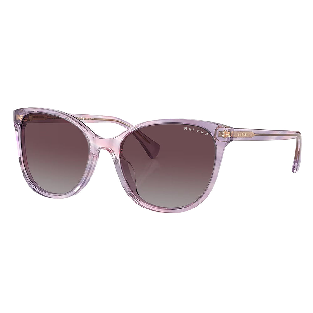 

Солнцезащитные очки женские кошачий глаз Ralph by Ralph Lauren RA 5282U 603662 55 мм, цвет shiny striped purple