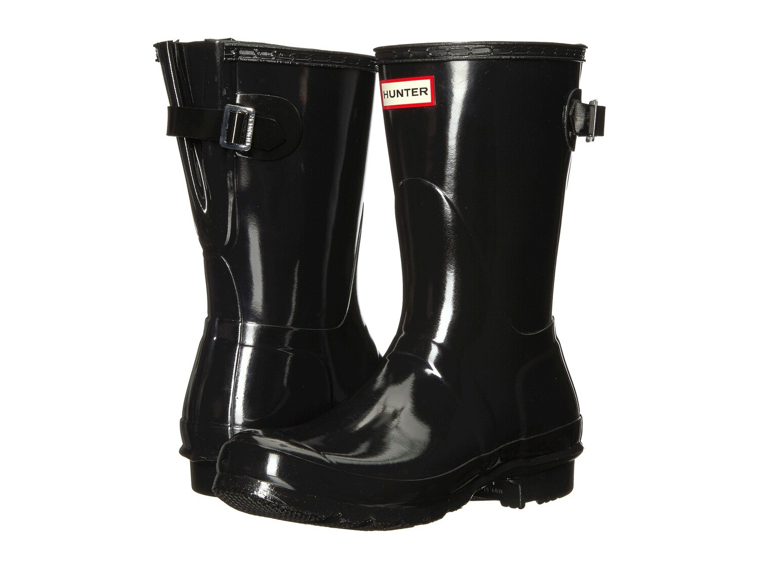 Сапоги резиновые Hunter Original Back Adjustable, черный — фото 2