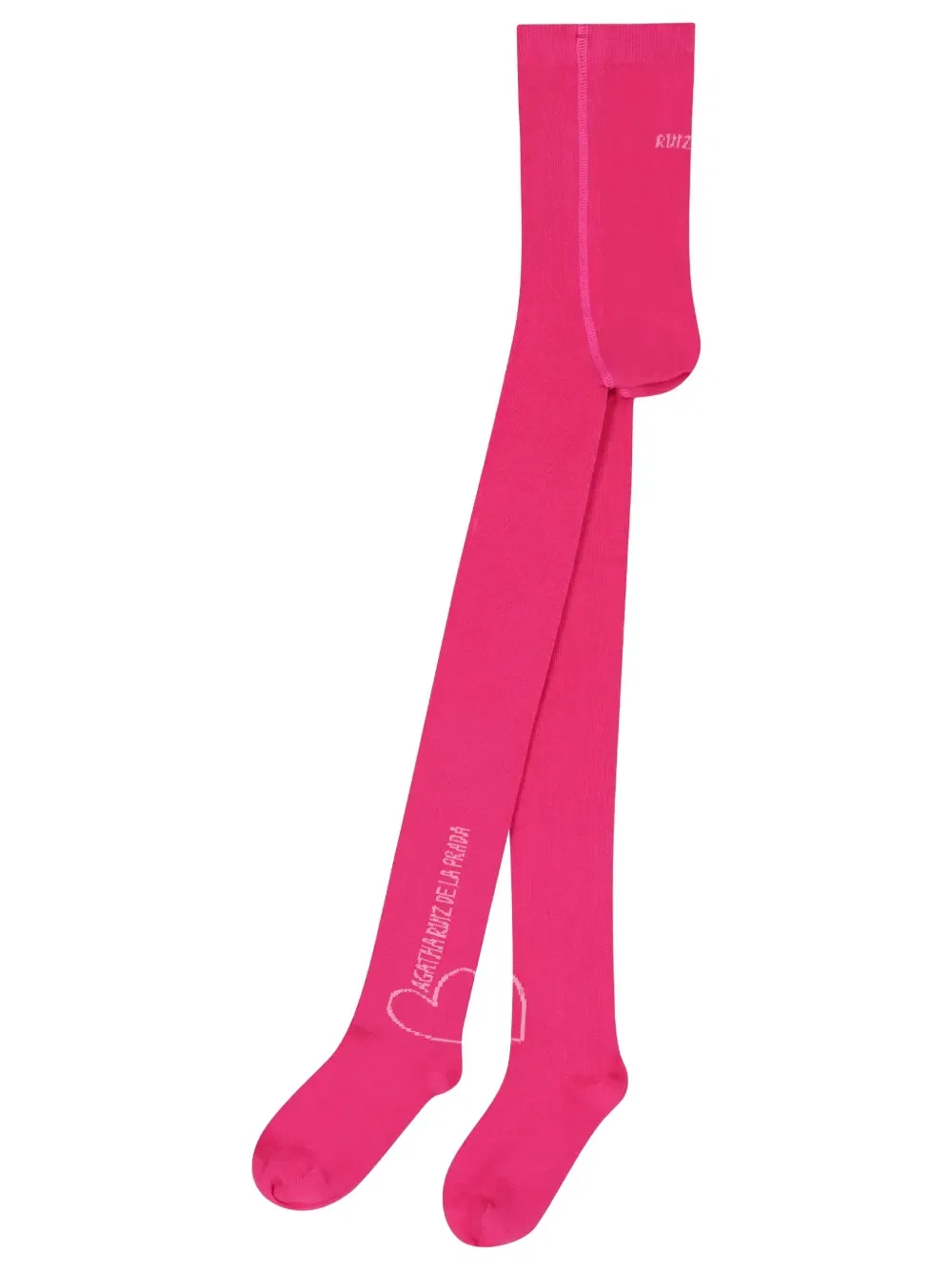 Комплект из платья и колготок в полоску Agatha Ruiz De La Prada, розовый — фото 4
