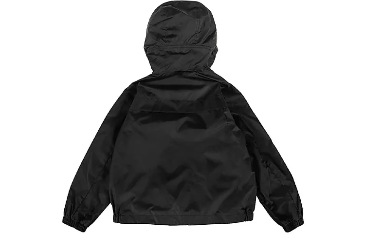 Детская куртка с капюшоном Moncler, черный — фото 4