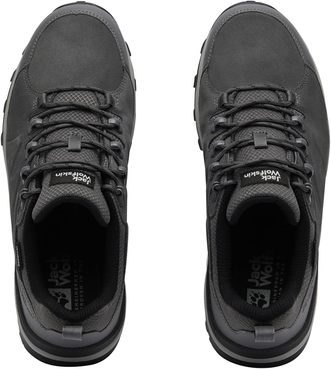Мужские походные кроссовки Jack Wolfskin Refugio Texapore Low M, Slate — фото 3