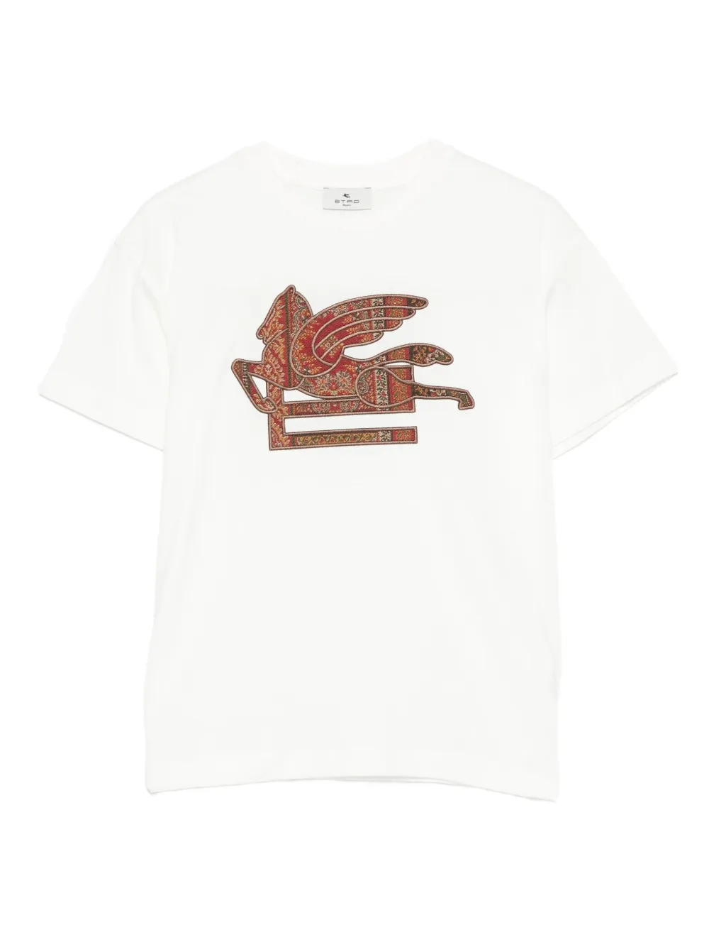 

Футболка с логотипом Pegasus ETRO KIDS, белый
