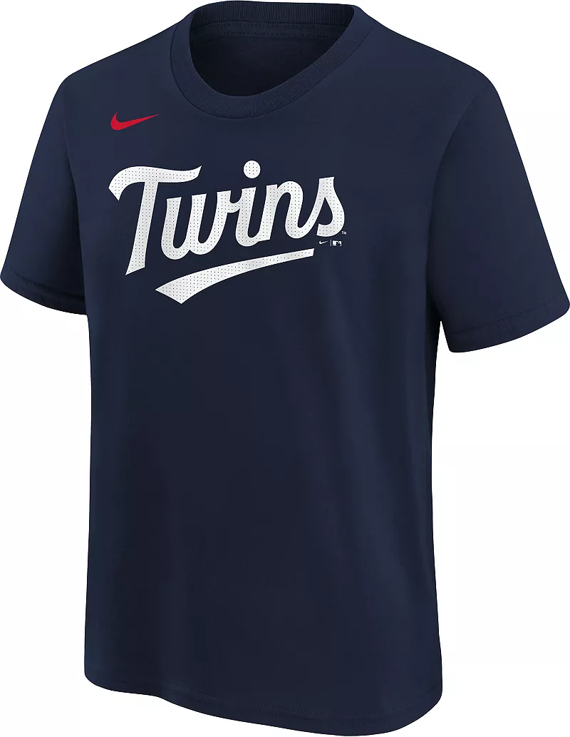 Темно-синяя футболка Nike Youth Minnesota Twins Royce Lewis #23 — фото 2