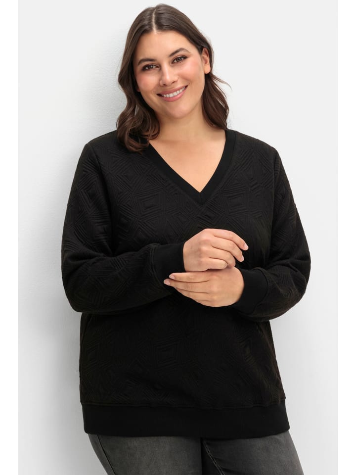 

Толстовка sheego, черный