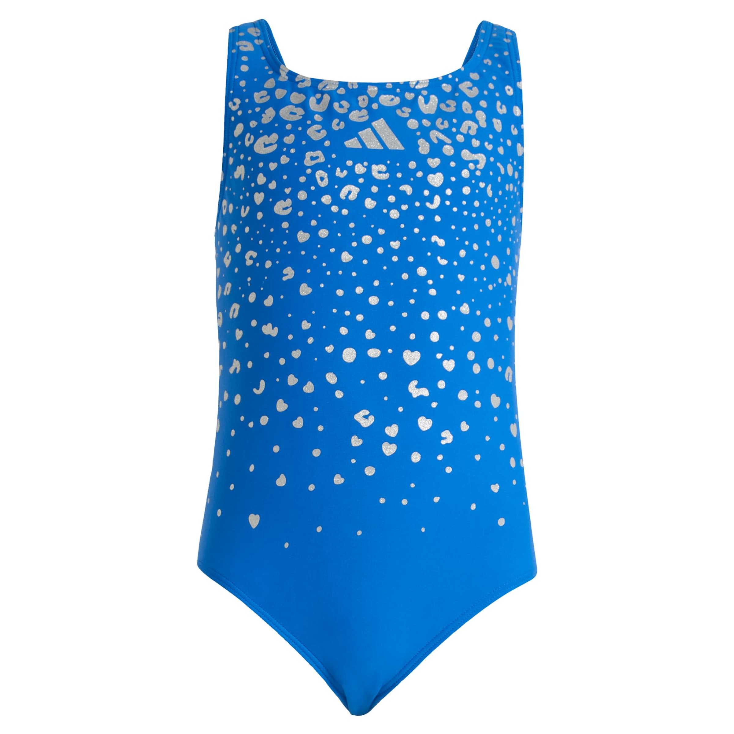 

Adidas Sportswear Купальник для спортивного плавания 'Glitter V-back Swimsuit' в синем цвете