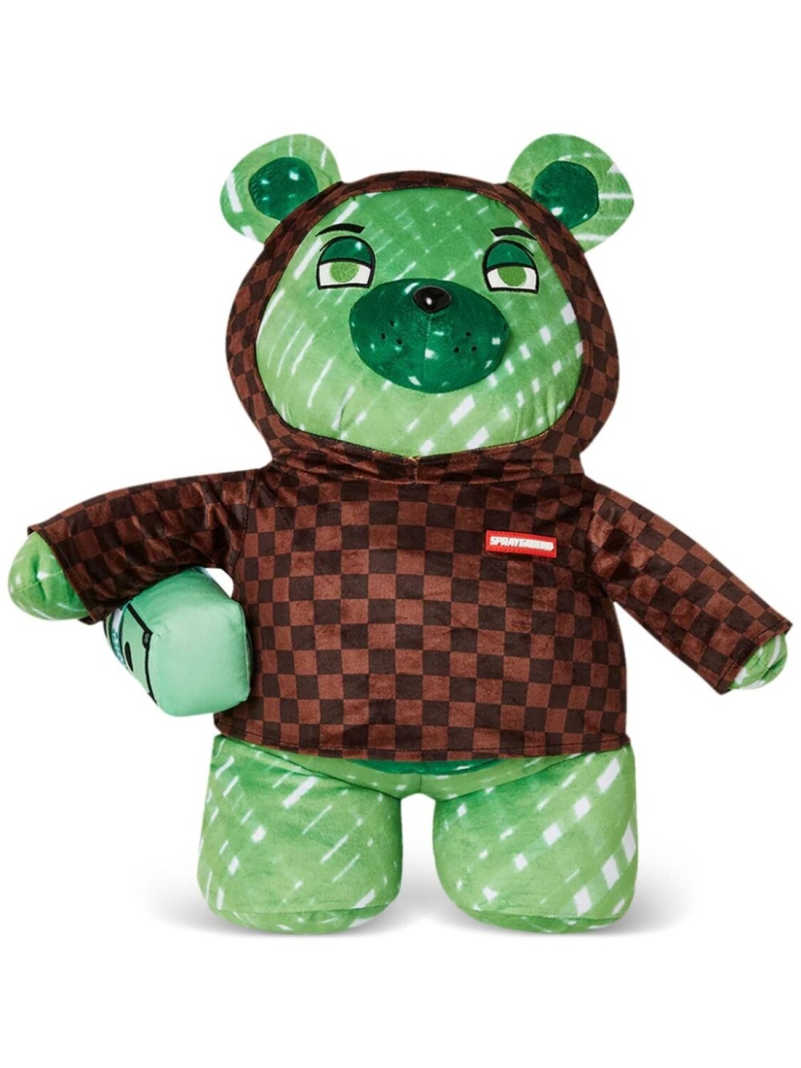 

Рюкзак с плюшевым мишкой Sprayground kid, коричневый
