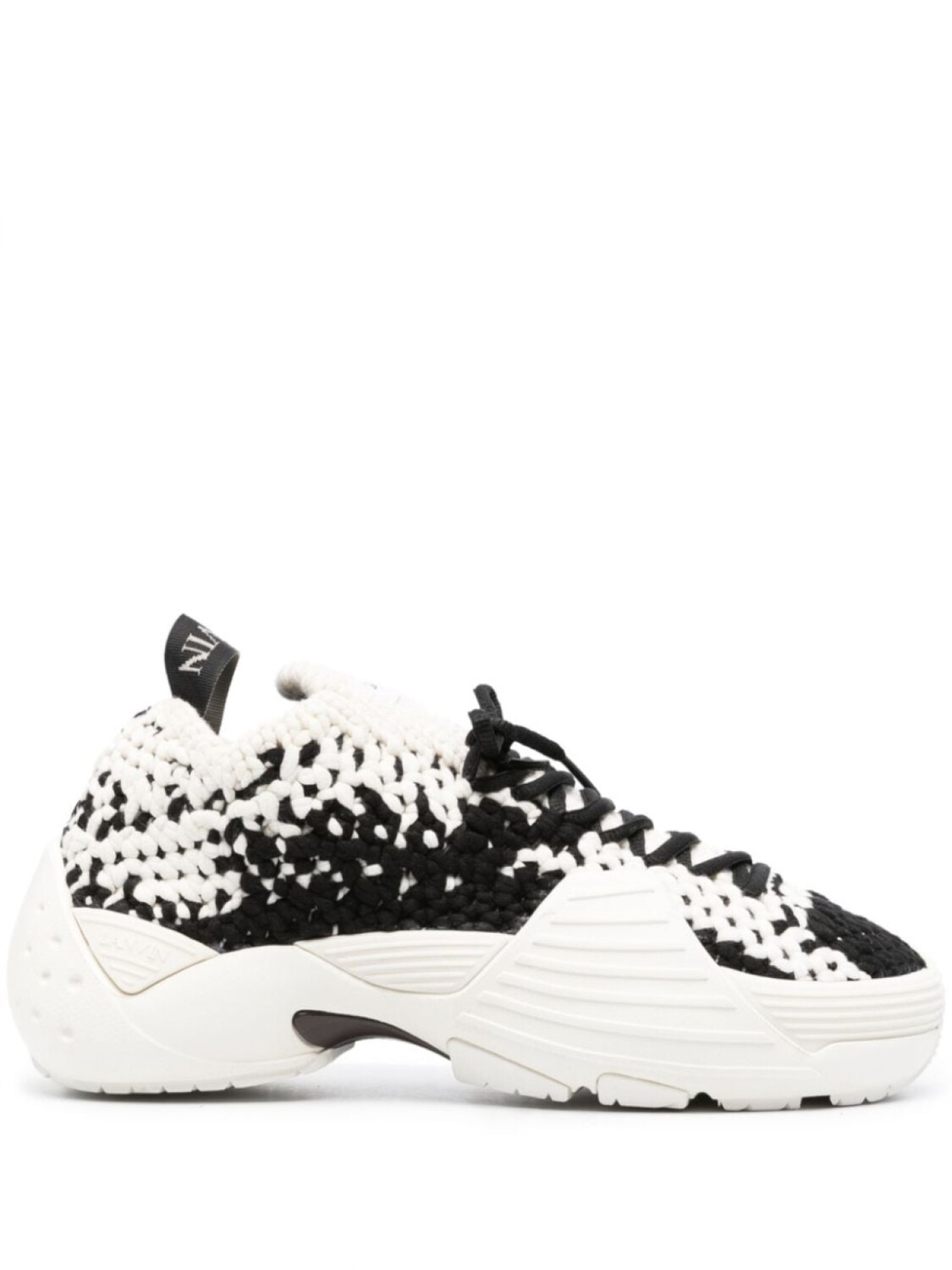 

Lanvin кроссовки Flash-X в технике кроше, нейтральный цвет
