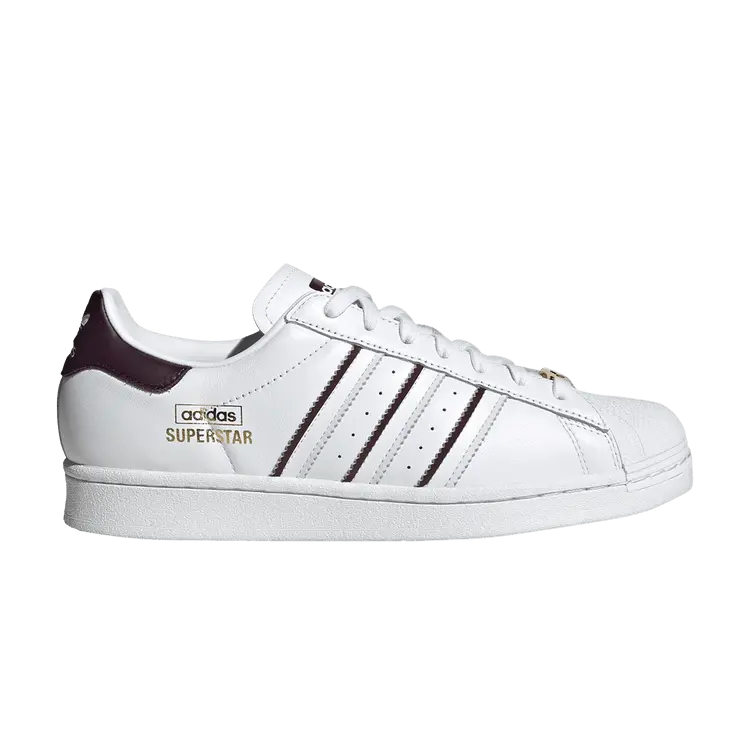 

Кроссовки adidas Superstar 'Colour Pop - White Shadow Maroon', белый
