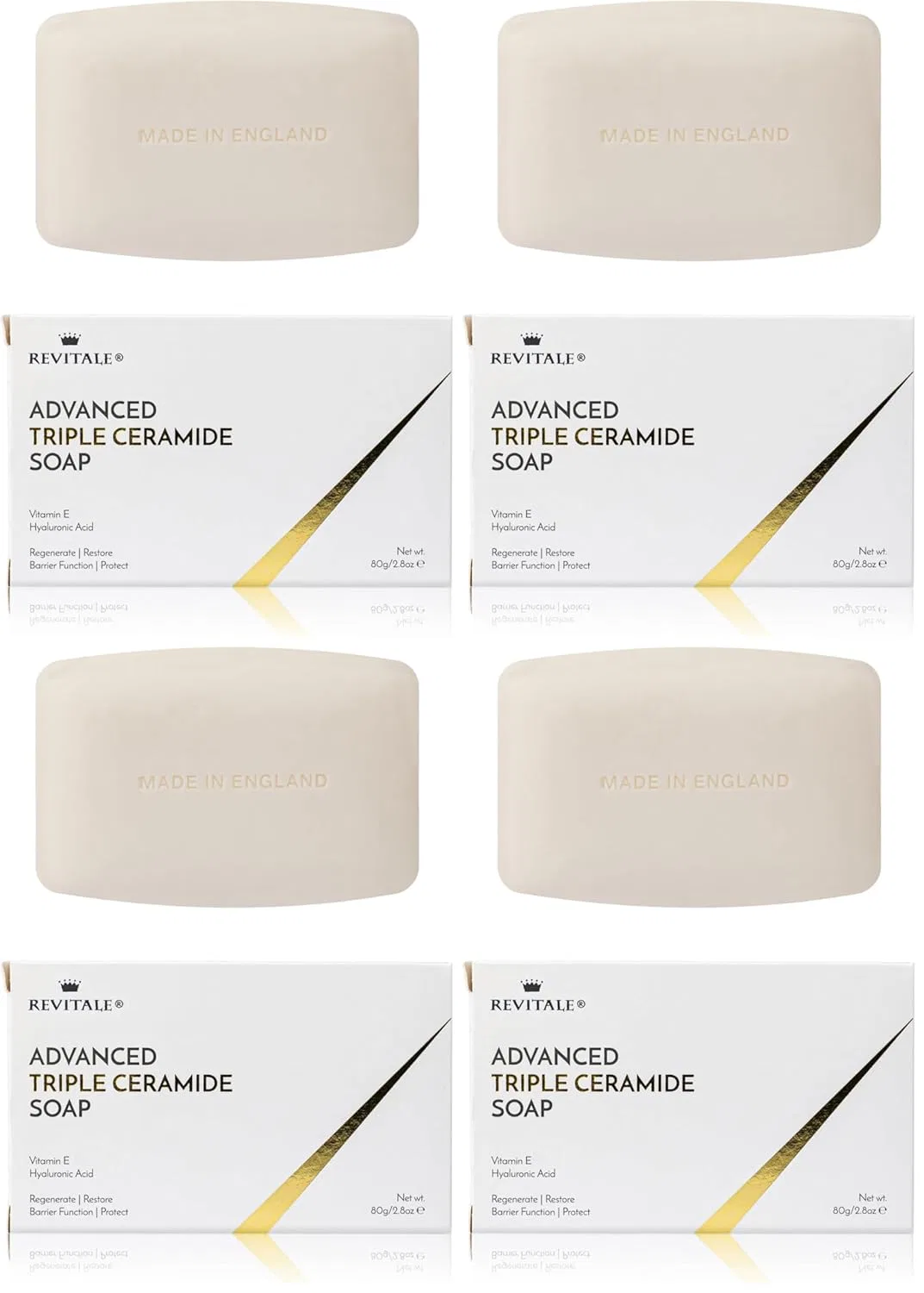 Увлажняющее мыло с тройными керамидами Revitale Advanced (4 шт.) Revitale