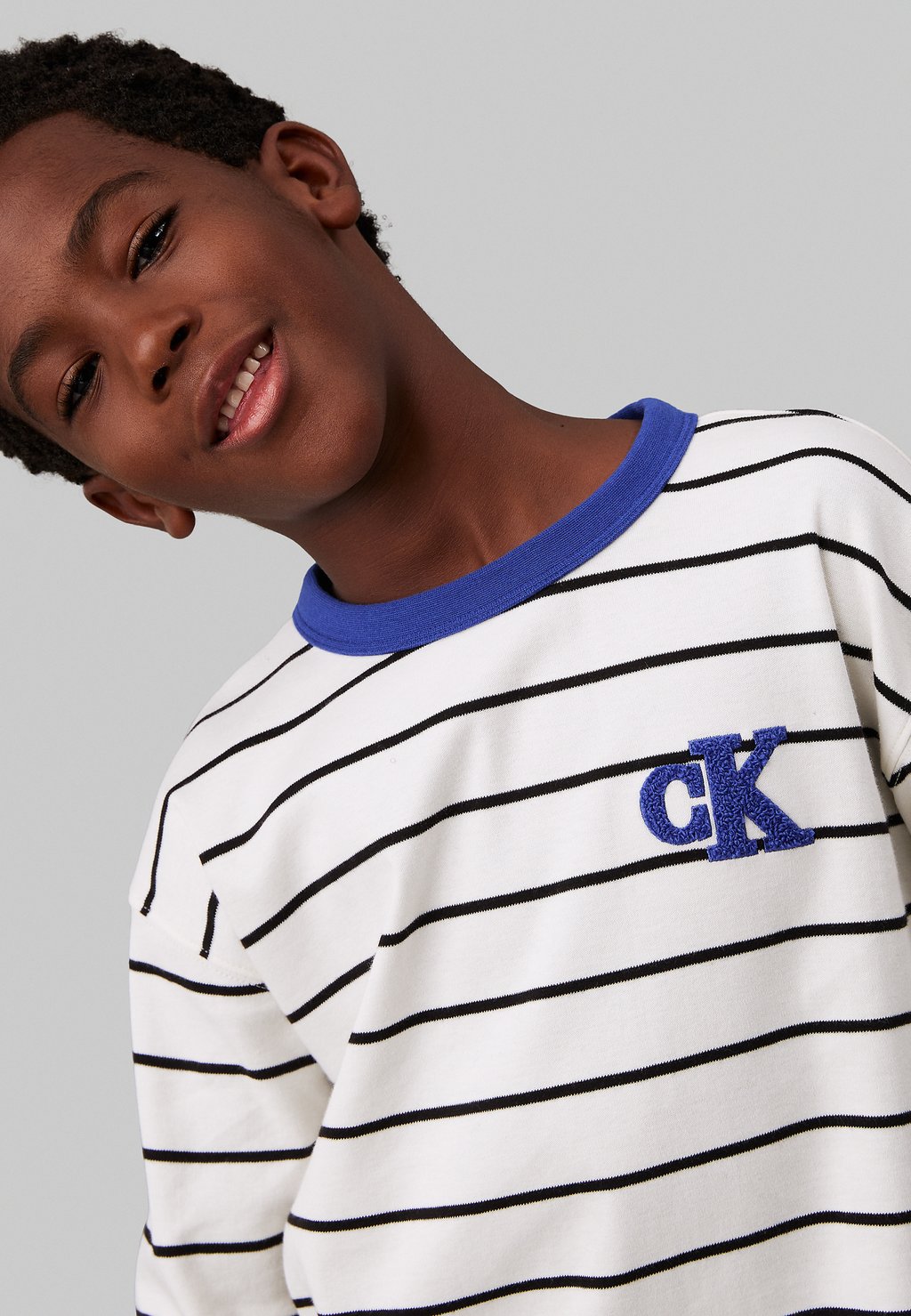 

Рубашка с длинным рукавом STRIPED Calvin Klein, белый