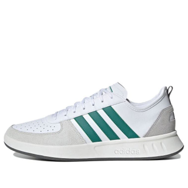 

Кроссовки court80s tennis shoes 'white green' Adidas, белый