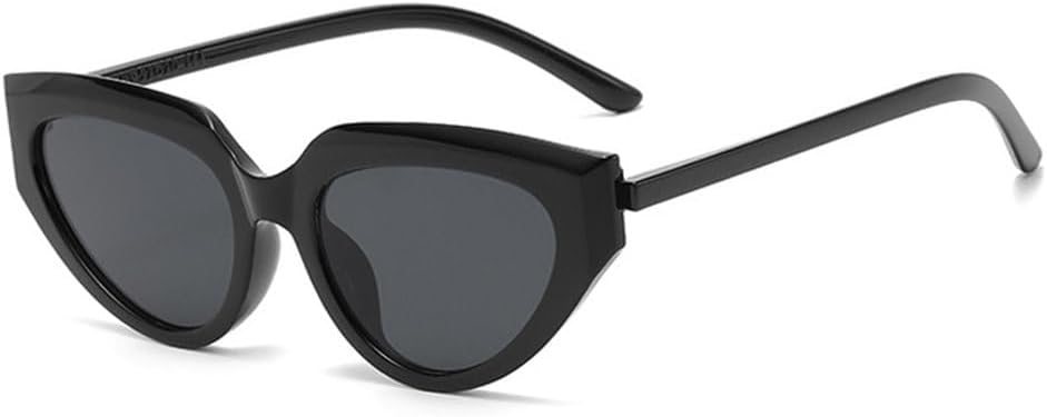 

Модные солнцезащитные очки в стиле панк «кошачий глаз» в маленькой оправе, женские модные солнцезащитные очки с градиентным покрытием и защитой от УФ-излучения UV400 TYUVIVO, Black-black