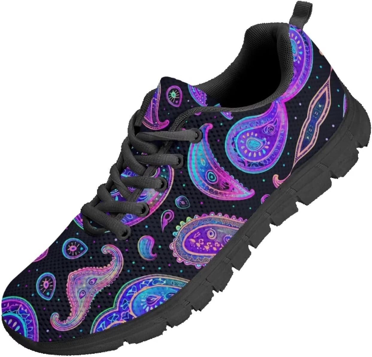 

Мужские кроссовки Funnydude Funny Print для бега, весенние повседневные кеды, легкие и дышащие, Paisley