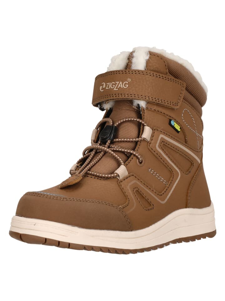 

Сапоги Zigzag Winterstiefel Rincet, цвет 1075 Toasted coconut