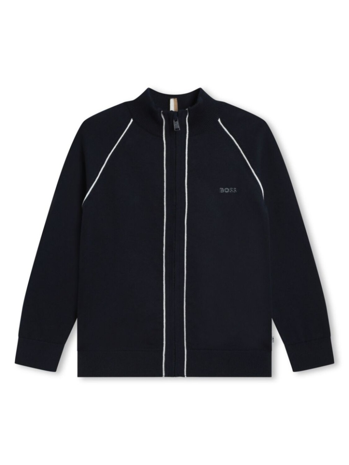 

BOSS Kidswear куртка с тисненым логотипом, синий