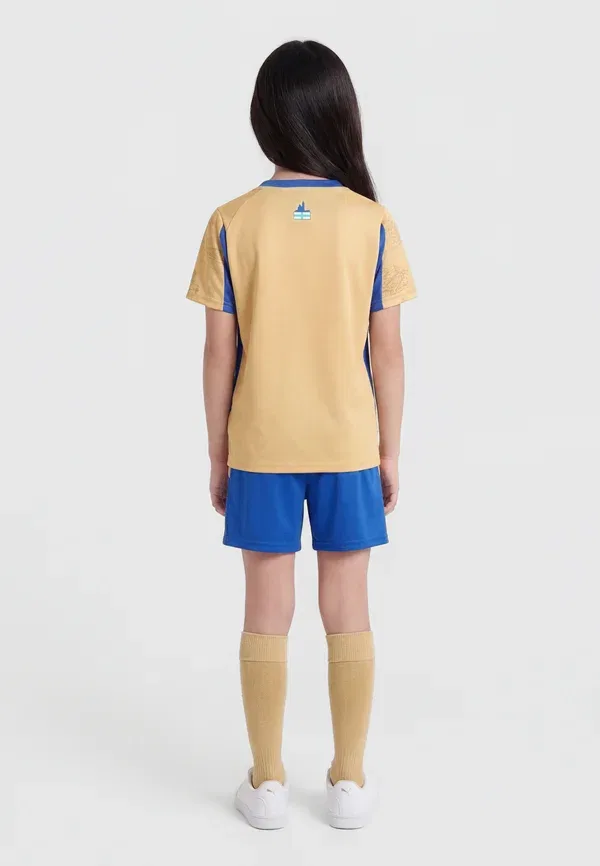 Футболка Puma Olympique Marseille Special Edition National Team Wear, светло-золотой/королевский сапфир — фото 2