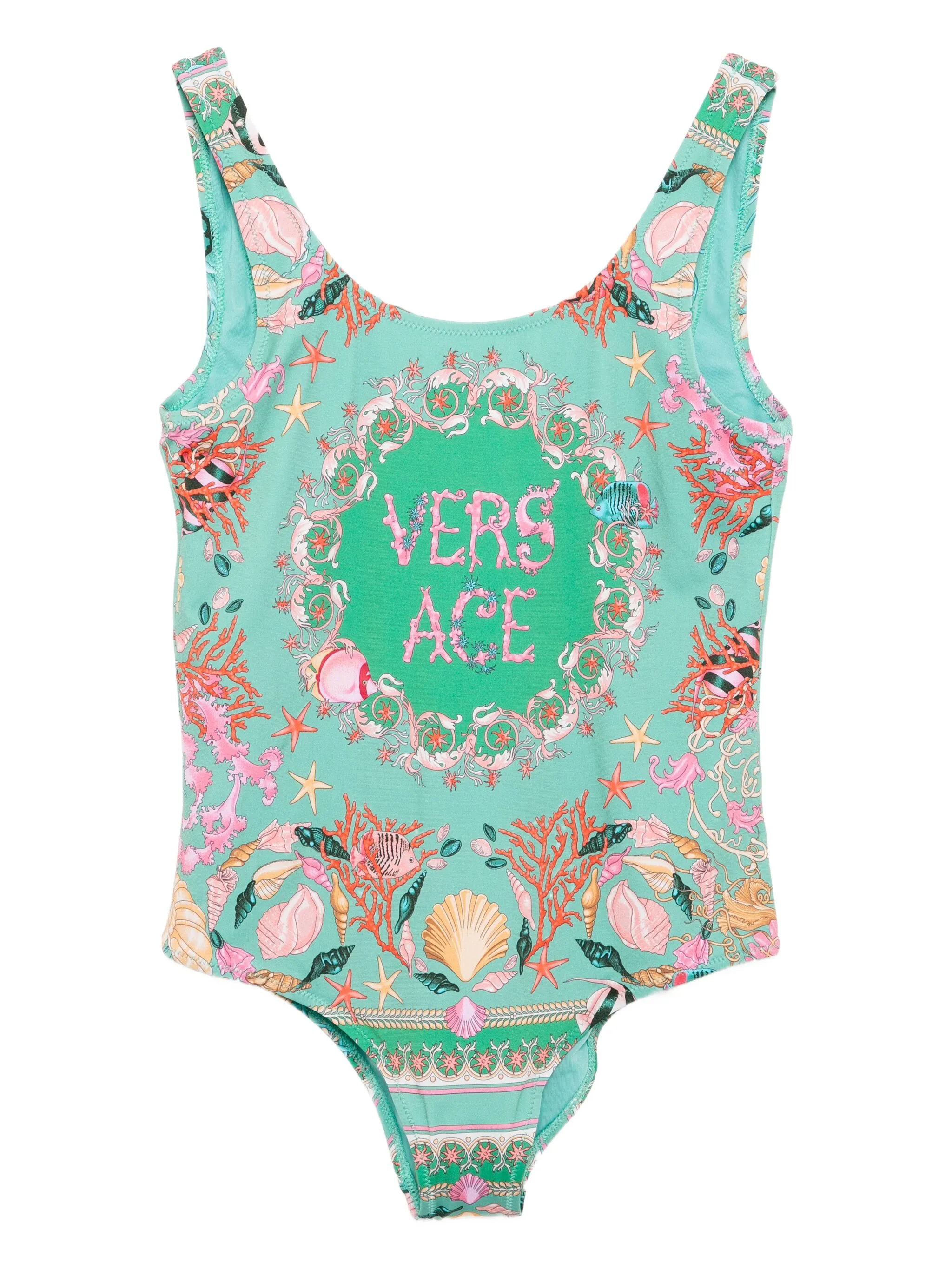 

Купальник Barrocco Versace Kids, зеленый