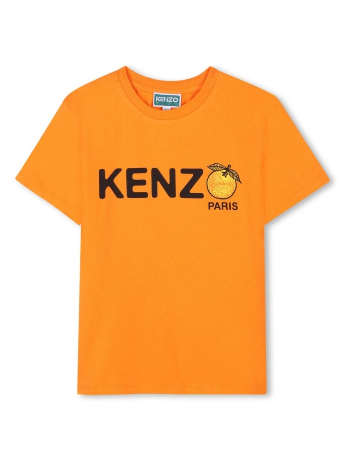 

Kenzo Kids футболка с логотипом, оранжевый