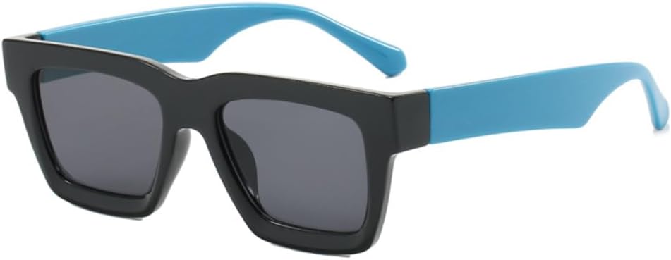 

Солнцезащитные очки в стиле ретро 2027 года, маленькие, для мужчин и женщин, винтажные, унисекс, популярные, с защитой от УФ-излучения UV400 для женщин MTZJH, Black Grey Blue