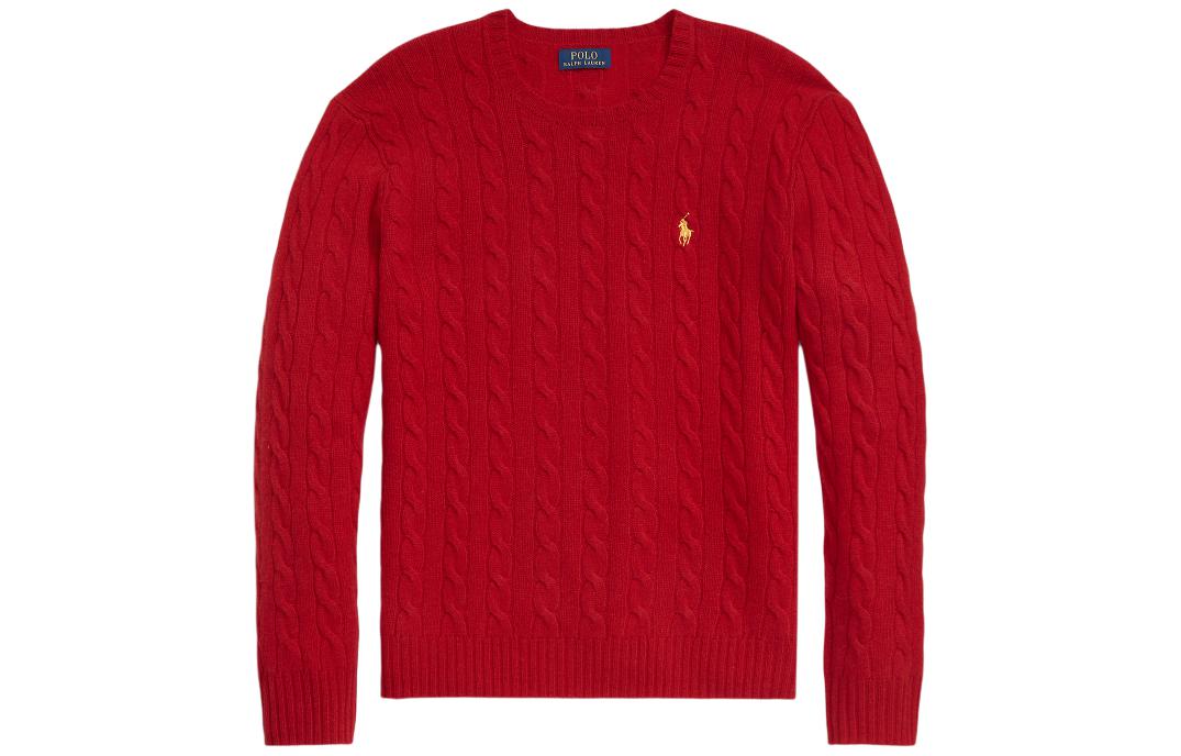 

Polo Ralph Lauren SS24 Вязаный свитер мужской красный