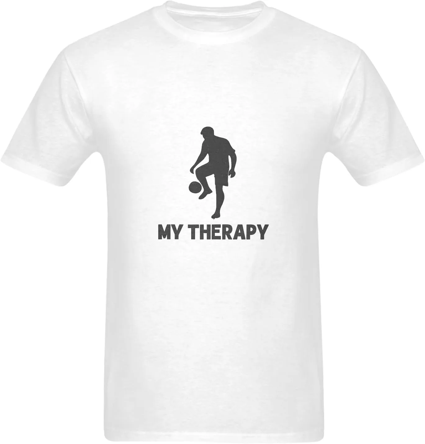 

Футболка с принтом силуэта футболиста