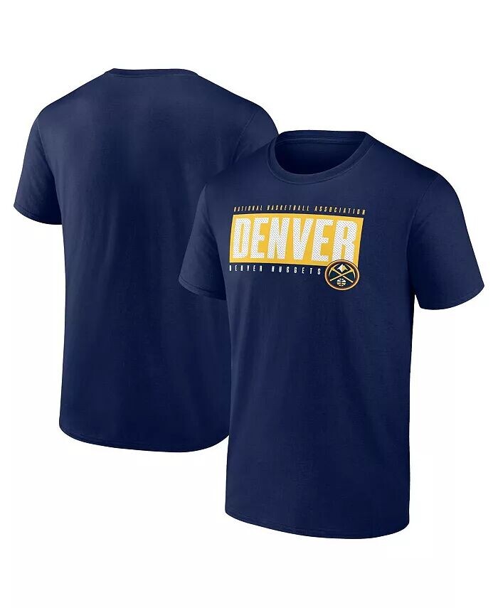

Мужская темно-синяя футболка Denver Nuggets Box Out Fanatics