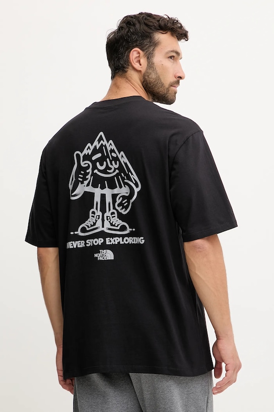 

Футболка хлопковая Mountain Fun The North Face, черный